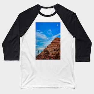 Moon Over Zion Baseball T-Shirt